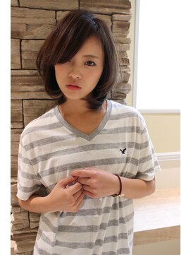 レウナ 外苑前(Reuna) 暗めカラー☆カジュアルスタイル【外苑前・青山・表参道】