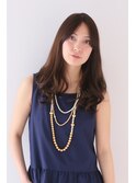 柔らかセミロングウェーブ