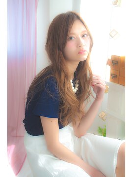 クラン(clan) ゆるふわリラクシーウェーブ×オリーブブラウン