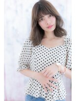 ヘアアンドビューティー ミック(Hair & Beauty miq)&nbsp;ふわっとAラインで小顔*シアカラー大人くびれセミディb