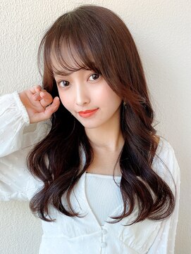 アフロート ディル(AFLOAT D'L) eri/ヨシンモリ/シースルーバング/韓国/オルチャンカラー/ロング