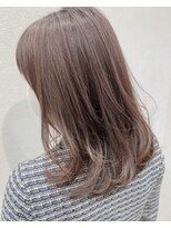 カモン(CAMON)&nbsp;[CAMON. ]#ピンクベージュ#ゆる巻き#鎖骨下ミディ#艶髪