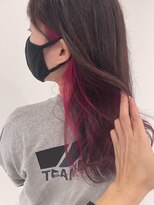 シュネア(shunea330)&nbsp;ショッキングピンク×イヤリングカラー