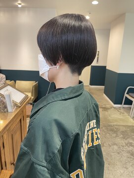 ヘアーブレイス(hair brace) 刈り上げハンサムショート stylist中村