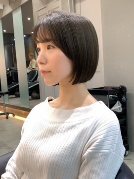 ロンド 表参道店(Lond) ◇Lond表参道【伊杏】小顔効果 顔まわりカット ショートボブ