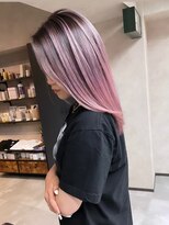 サニー 渋谷(SUNNY) ピンクバレイヤージュ、ハイライト、グレージュショコラアッシュ