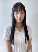 パツンとロング