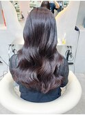 □ 韓国大宮顔周りレイヤーカットウルフカットグレージュ