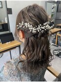 【WAVY】ふわっとハーフアップ