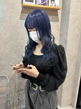 ムード カナザワ(mood kanazawa) ブルー×ブラックエンドカラー