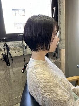 チル(CHILL) 【Meg～chill松山～】ナチュラルショートボブ