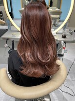 ロンドメリア 天神大名店(Lond Melia) ★斜めバングミディアムヘアグレージュカラーシルキーベージュ★