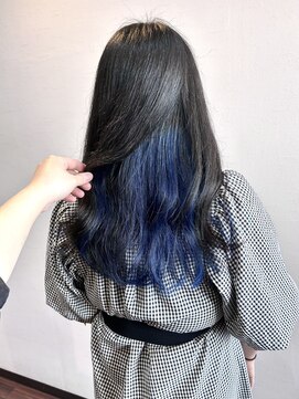 ヘアーデザイン アズール(Hair Design Azur) 【Azur】 Inner × blue