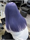 ダブルカラーブルーアッシュグレージュカラーレイヤーカット