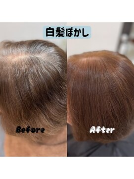 リド 館出店(LIDO) 白髪ぼかしカラー