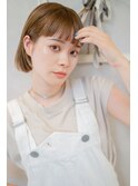 切りっぱなしカジュアルボブ