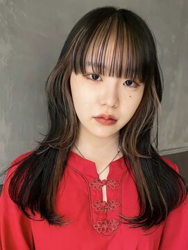 キャロルガーデンズ ボコカ 表参道(Carroll Gardens bococa) インナー/ブリーチ/マロンブラウン/ベージュ