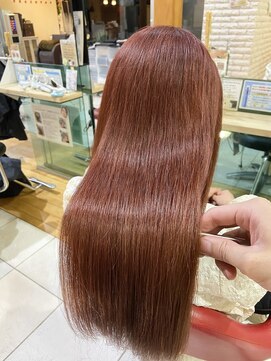 バニラ 重信店(VENIRE) ブラウンカラー　髪質改善トリートメント