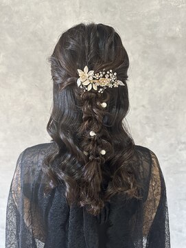 ブレス 横浜(bless) 編み下ろしハーフアップ