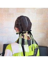 ヴァン カウンシル 川口店(VAN COUNCIL)&nbsp;ボブでも出来るヘアリボンアレンジ【東川口　ヘアセット】
