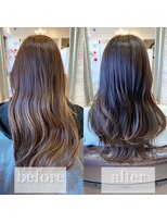 ヴィアスヘアー(vias hair)&nbsp;白髪染めを使った大人女性のおしゃれカラー♪