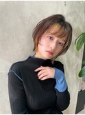 ♪ミニウルフレイヤーカット顔周り前髪韓国ショートボブ/池袋