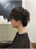ショートウルフ/ツイスパ/メンズショート