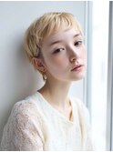 くびレイヤーエモージュ前髪モテベージュレイヤーミディ/高円寺