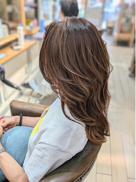 ネオリーブ ジューク 日吉店(Neolive JuQ) 日吉/ホワイトグレージュハイライトミニウルフデジタルパーマ