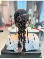 ジュエム(jouerm)&nbsp;ツイン編みおろし × リボン♪♪