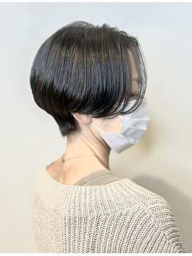 ハンサムショート/前髪なし