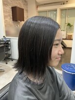 ヘアサロン ソル(SOL)&nbsp;おしゃれ外ハネボブスタイル