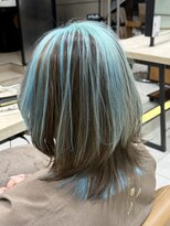 ピークアブー アヴェダ 池袋東武(PEEK-A-BOO AVEDA)&nbsp;個性を引き出すウルフ×デザインハイライト　10代20代30代
