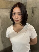 ニディ(Nide)&nbsp;レイヤーボブ｜ミディアムレイヤー｜レイヤーカット｜ハイレイヤ