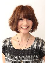 カーサ ロッティ(casa Lotti)&nbsp;無造作カワイイ前下りボブ　～ストレートでもパーマでも２WAY～