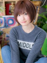 カバーヘア ブリス 大宮西口(COVER HAIR bliss)&nbsp;シースルー前髪ラベンダー小顔前下がりボブg大宮20代30代40代!