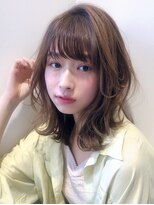 クラリス バイネオ 武蔵小杉(Claris by neo)&nbsp;厚めバングで大人かわいい　×　ふわミディアム