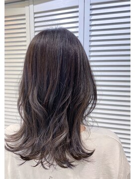 エイト 沖縄豊崎店(EIGHT toyosaki) お客様スナップ　ハイライトたっぷりブルーバイオレット