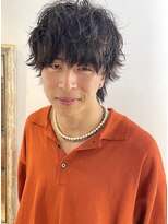 ミモザワークス(Mimosa Works)&nbsp;波巻きツイスパ　と　ウルフ