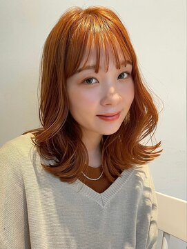 イオエ(ioe) イメチェン/外ハネボブ/ワイドバング/ブルーブラック/美髪