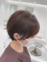 ウル(uru)&nbsp;☆お客様style☆大人可愛い丸み/ひし形ショートボブ