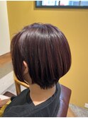 #ロングヘア #グレージュカラー #ボブウルフ#ココアベージュ