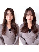 アフロート ルヴア(AFLOAT RUVUA)&nbsp;るなstyle 大人可愛いくびれヘア♪20代30代40代 韓国風ヘア 新宿