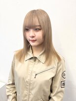 ココ 原宿(KOKO)&nbsp;黒髪小顔クラゲヘアーオリーブグレーココアベージュ