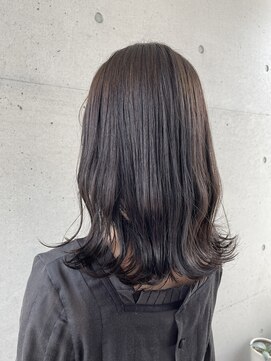 アチーブ ヘア デザイン(achieve hair design) 透け感ナチュラルグレージュ ふんわりくびれ外ハネウェーブ