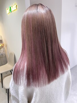 イロアイ(iro I) ミルクティー×ペールピンク