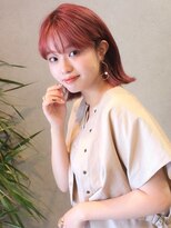 アグ ヘアー アイハ 藍住店(Agu hair aiha) 《Agu hair》タイガーリリーオレンジ×外ハネ