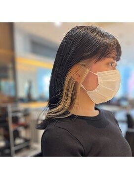 カラーラバー 自由が丘(COLOR LOVER) イヤリングカラー　ホワイトブロンド/20代30代40代