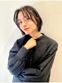韓国風ボブ フェイスレイヤー 小顔補正カット タンバルモリt84