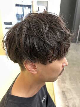 ニアウ 伊勢崎連取店(Niau) メンズマッシュパーマツイストスパイラルパーマ波巻きパーマ